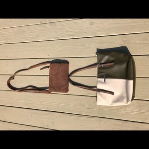 Nine West purse and clutch